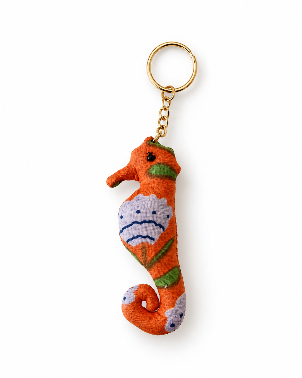 Whimsical Seahorse Bag Charm