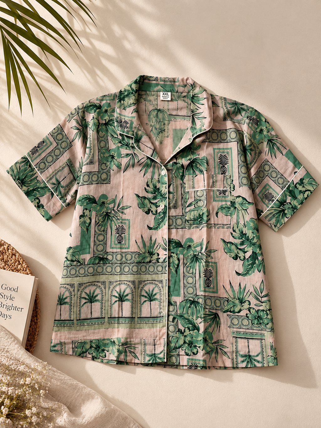Palm House Shortie PJ Set
