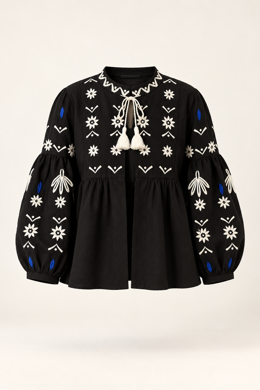 Noir Bloom Top