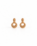Oval Studs with a little Dangle