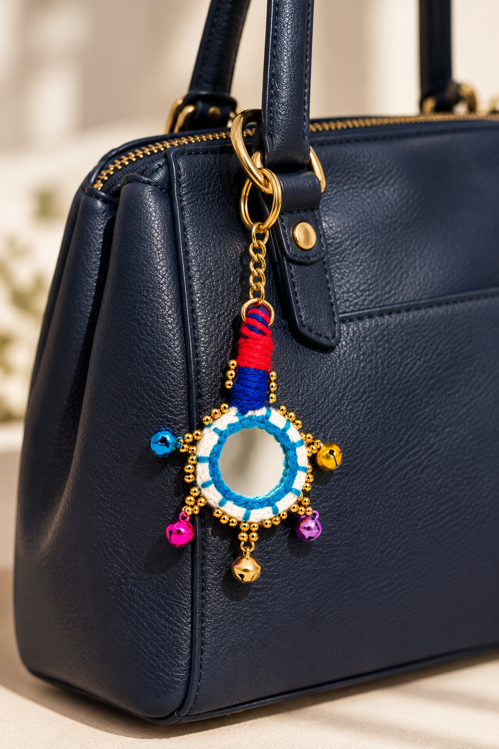 Mirror Mirror Crochet Bag Charm