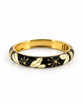 WildFlower Hinged Bracelet - Floral Noir