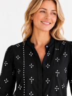 Black Bandhani Top