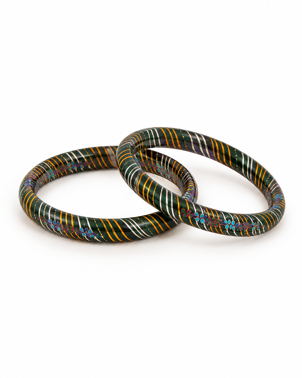 Midnight Rainbow Lac Bangle
