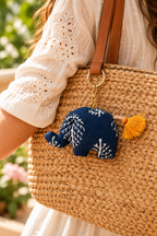 Floral Camel Bag Charm