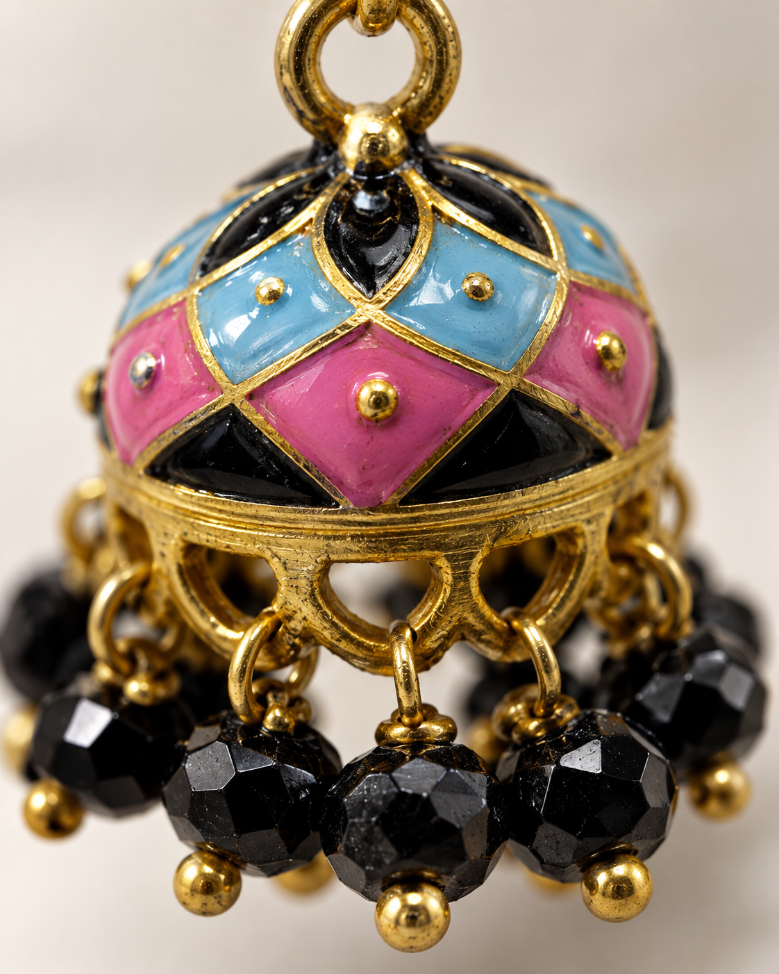 Blush Azure Mini Jhumki
