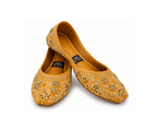 Golden Hour Embroidered Ballet Flats