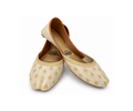 Golden Willow Embroidered Ballet Flats