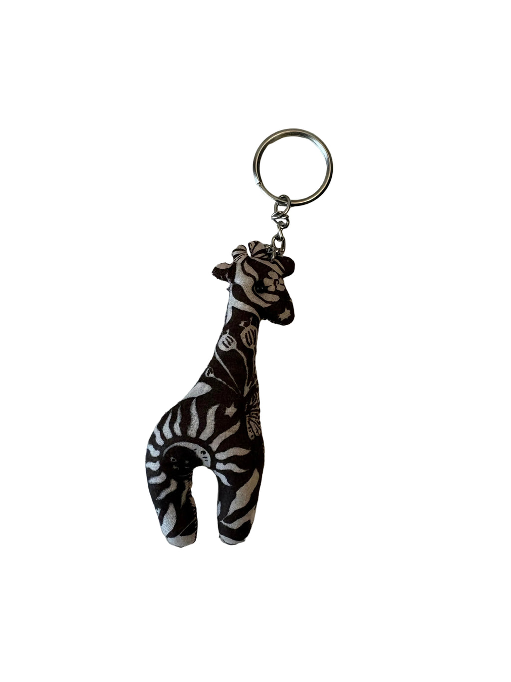 Patchwork Giraffe Bag Charm