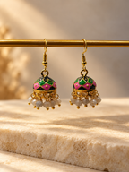 Jade Blush Mini Jhumki