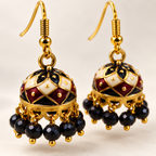 Noir Ruby Mini Jhumki