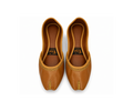 Golden Sand Embroidered Ballet Flats