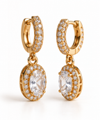 Shimmering Stone Danglers