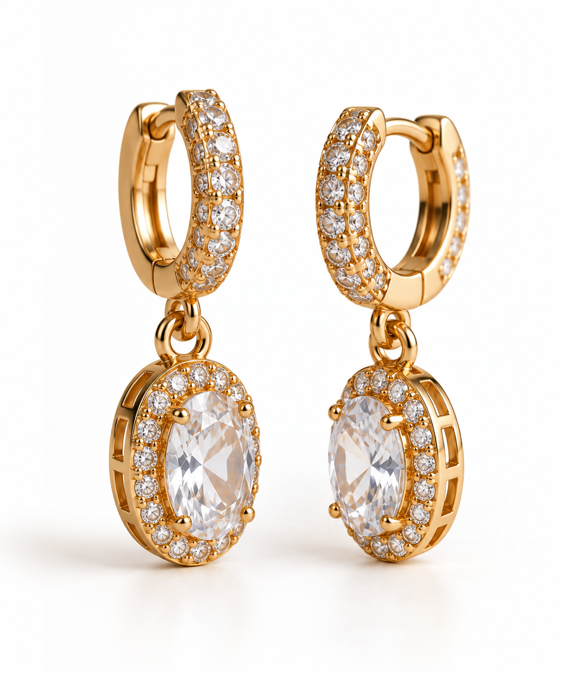 Shimmering Stone Danglers