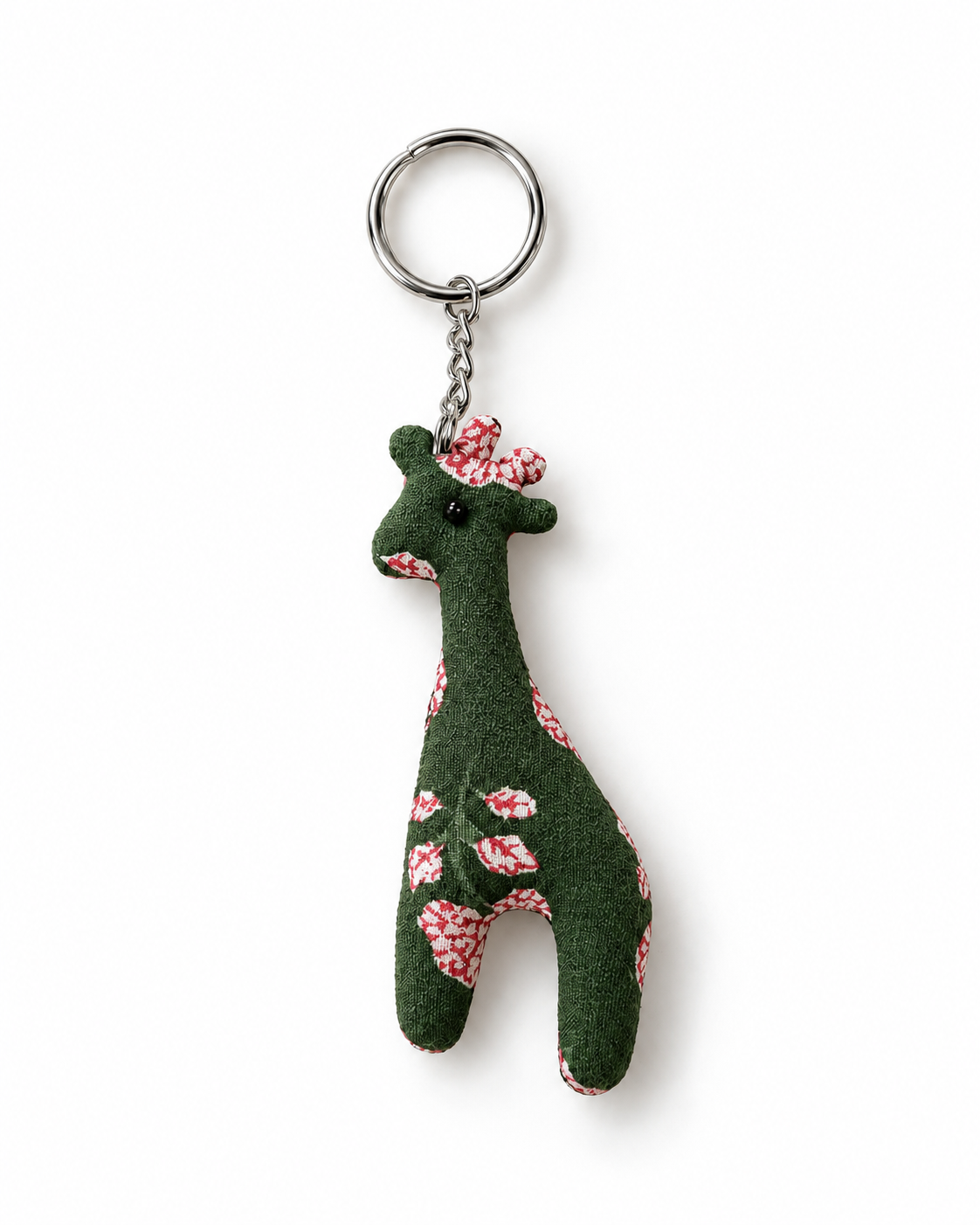 Patchwork Giraffe Bag Charm