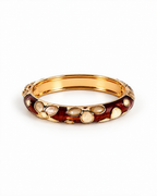 WildFlower Hinged Bracelet - Beautiful Bronze