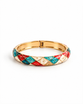Wildflower Hinged Bracelet - Multicolour